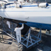 Application de peintures antifouling sur un bateau